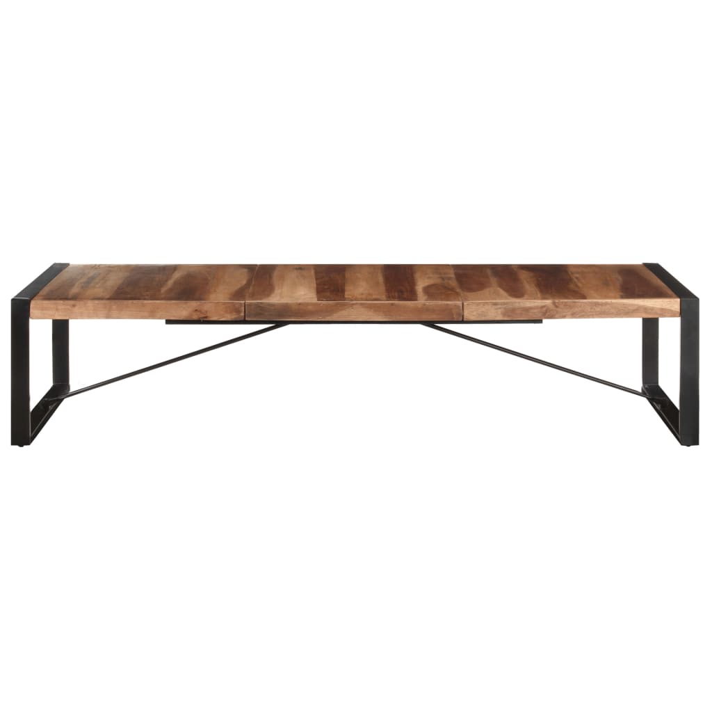 Sohvapöytä 180x90x40 cm täysi seesamviimeistelty puu - Sisustajankoti.fi