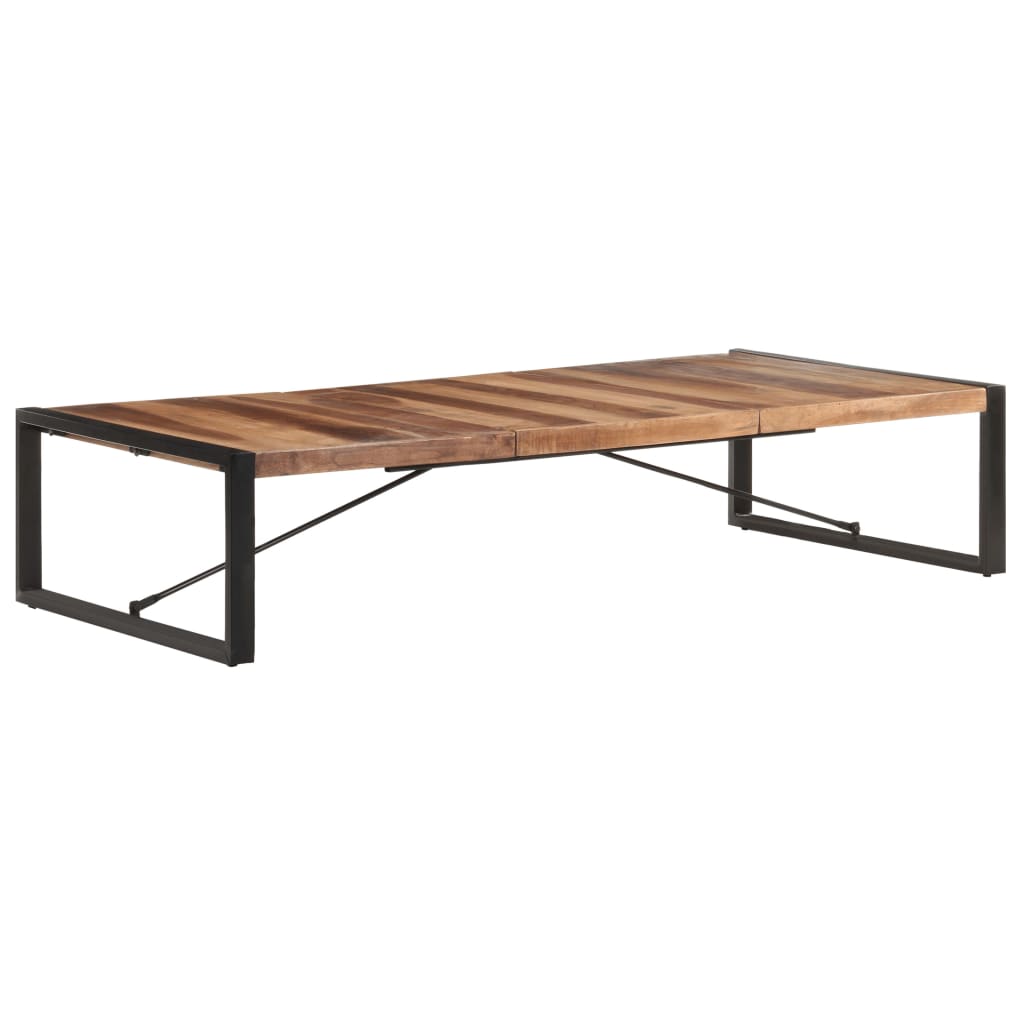 Sohvapöytä 180x90x40 cm täysi seesamviimeistelty puu - Sisustajankoti.fi