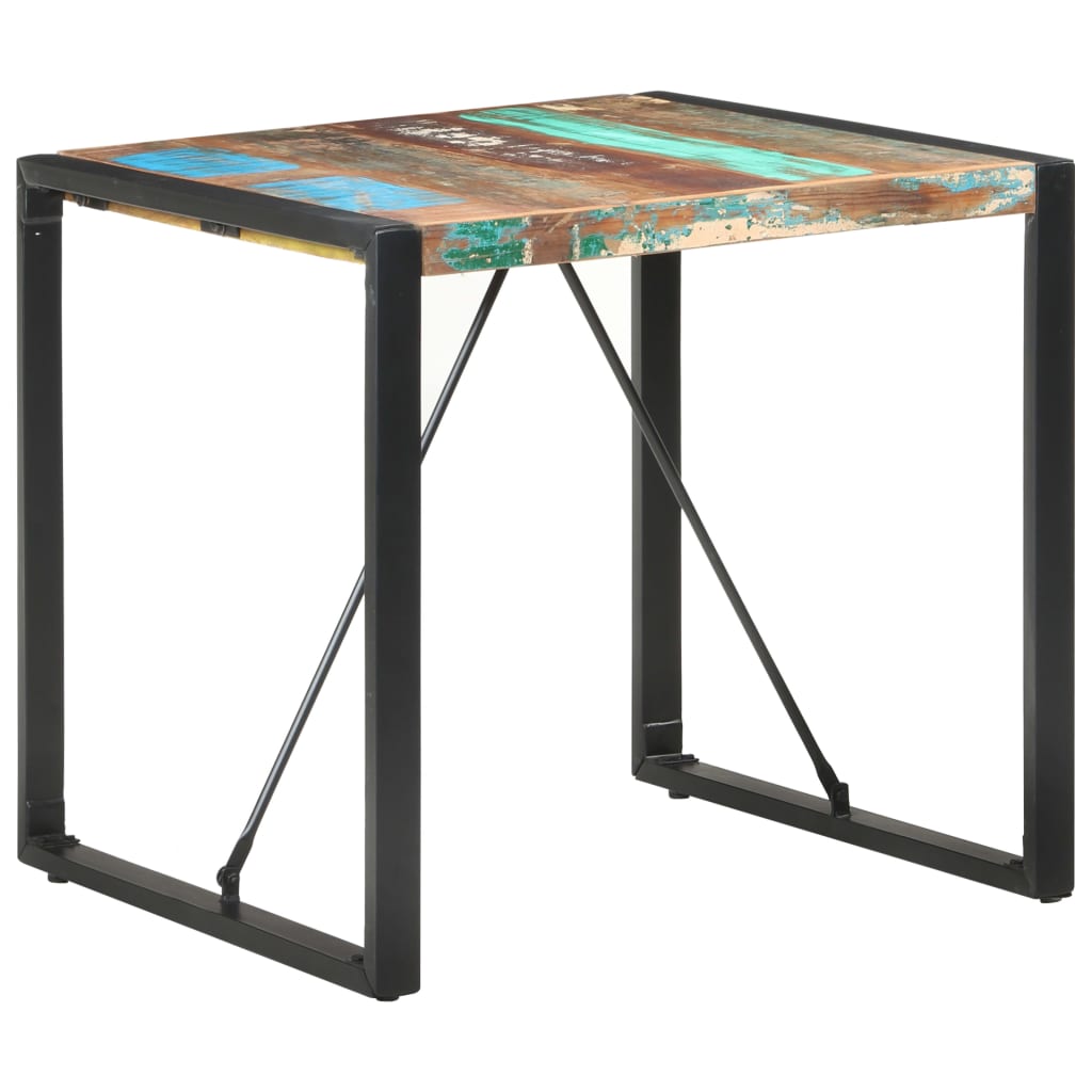 Ruokapöytä 80x80x75 cm kierrätetty täyspuu - Sisustajankoti.fi