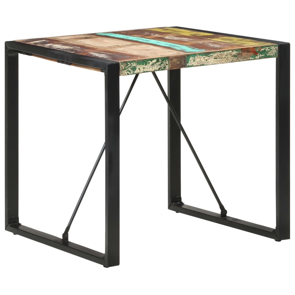 Ruokapöytä 80x80x75 cm kierrätetty täyspuu - Sisustajankoti.fi
