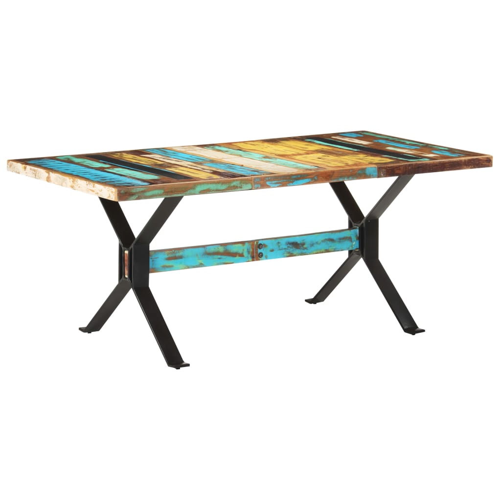 Ruokapöytä 180x90x76 cm kierrätetty täyspuu - Sisustajankoti.fi