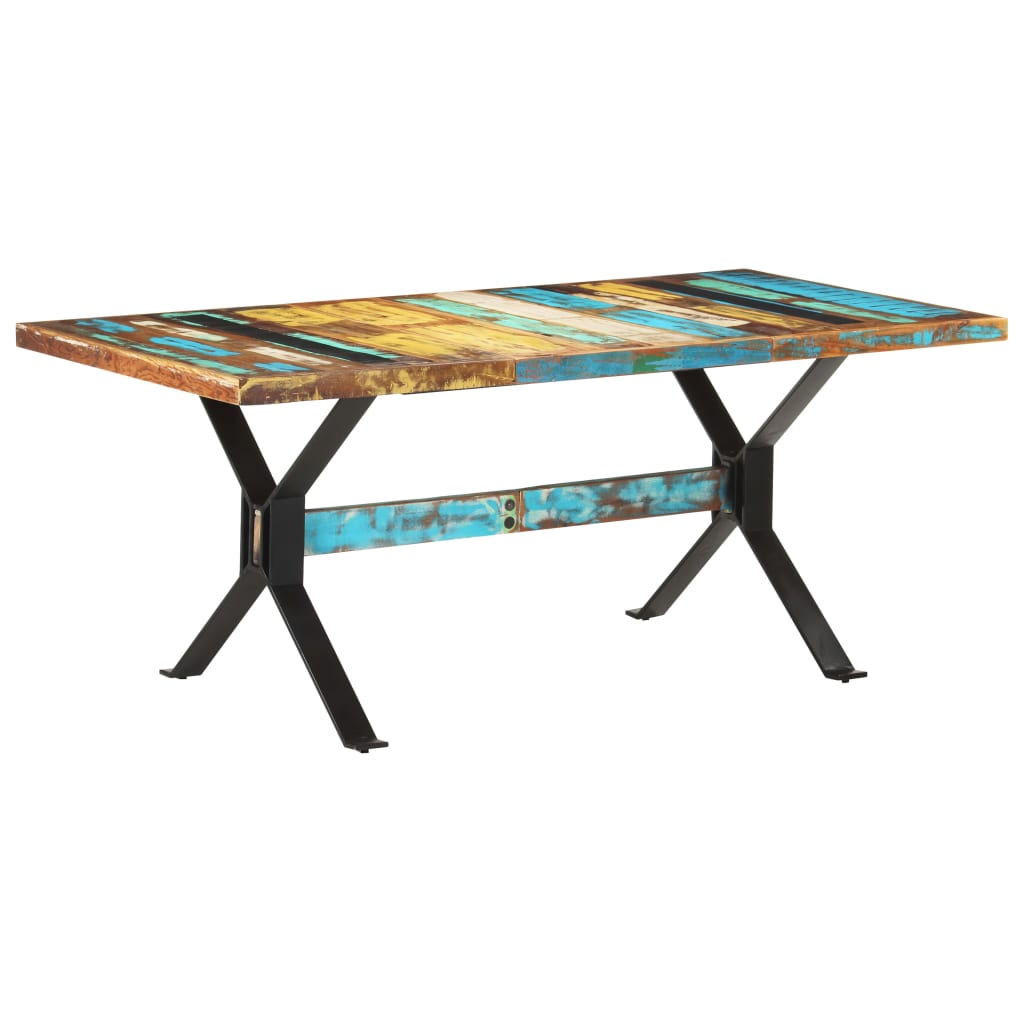 Ruokapöytä 180x90x76 cm kierrätetty täyspuu - Sisustajankoti.fi