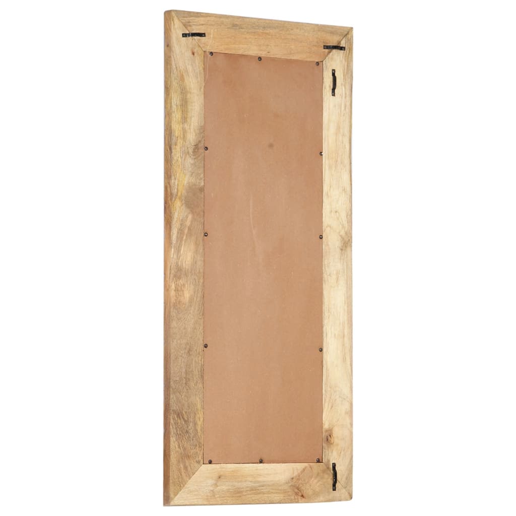 Käsinveistetty peili 110x50x11 cm täysi mangopuu - Sisustajankoti.fi