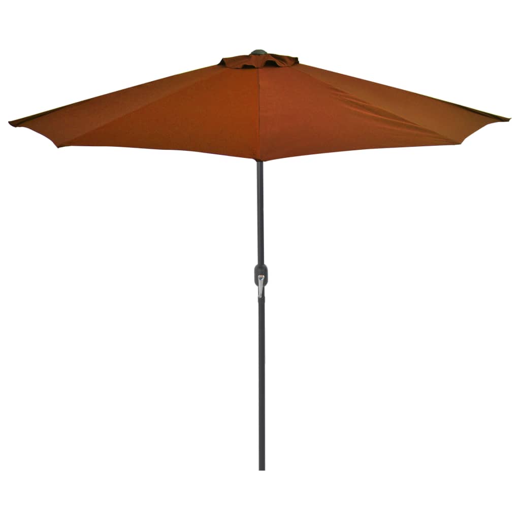 Aurinkovarjo alumiinitanko terrakotta 270x135x245 cm - Sisustajankoti.fi