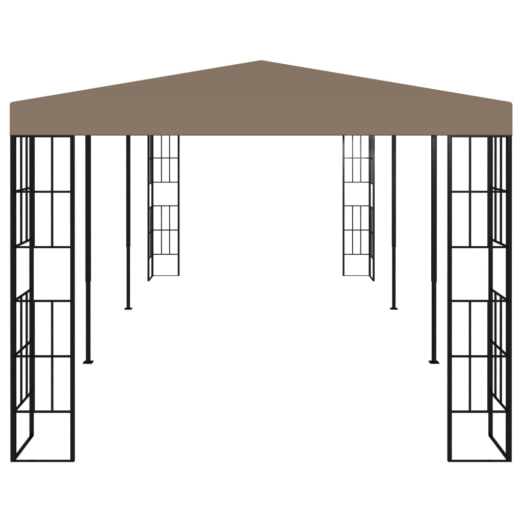 Huvimaja 6x3 m harmaanruskea - Sisustajankoti.fi