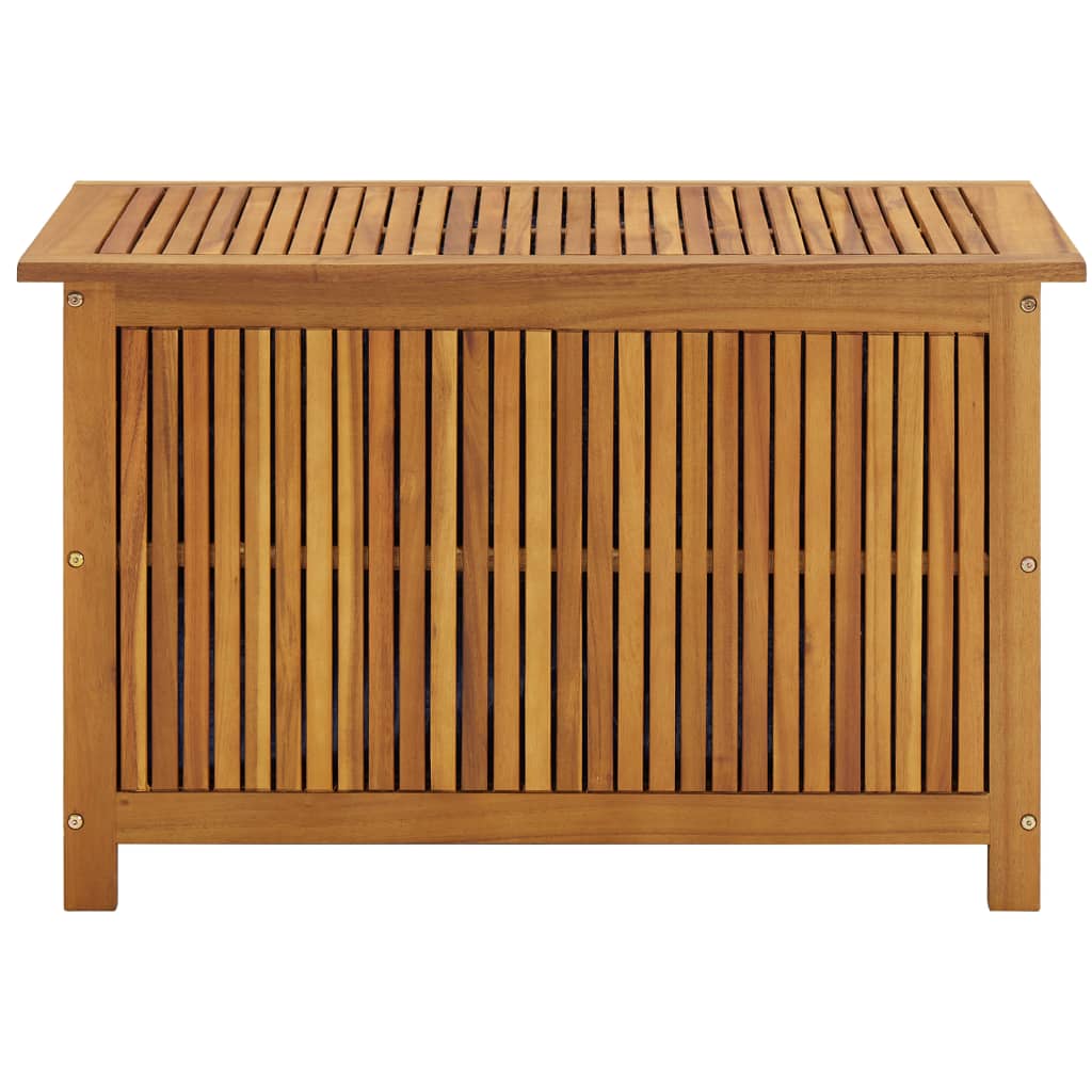 Puutarhan varastolaatikko 90x50x106 cm täysi akaasiapuu - Sisustajankoti.fi