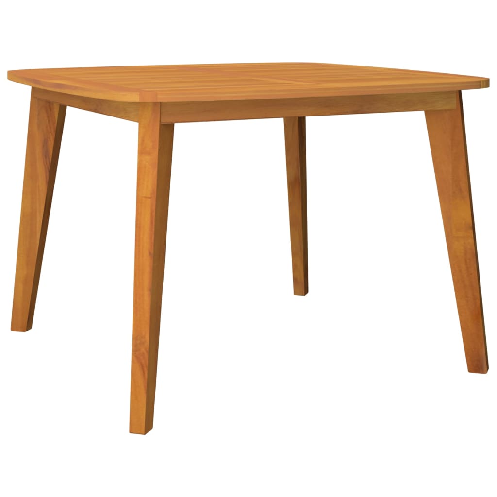 Puutarhapöytä 110x110x75 cm täysi akasiapuu - Sisustajankoti.fi