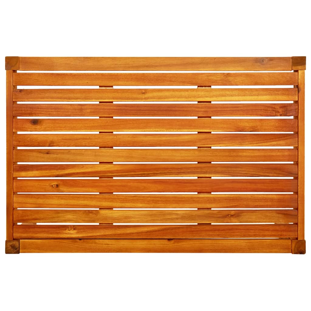 Puutarhapöytä 85x57x29 cm täysi akasiapuu - Sisustajankoti.fi