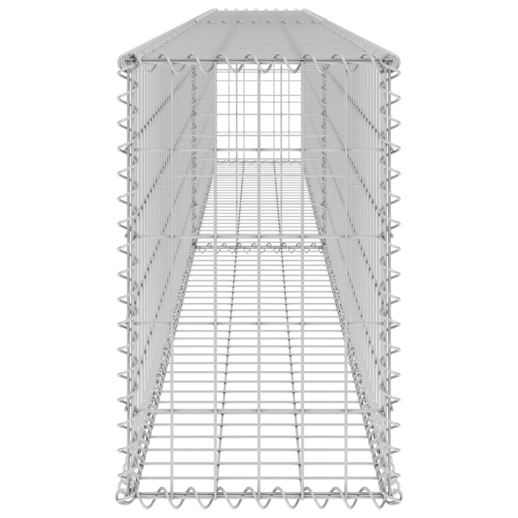 Gabion-kivikori kansilla galvanoitu teräs 300x30x50 cm - Sisustajankoti.fi