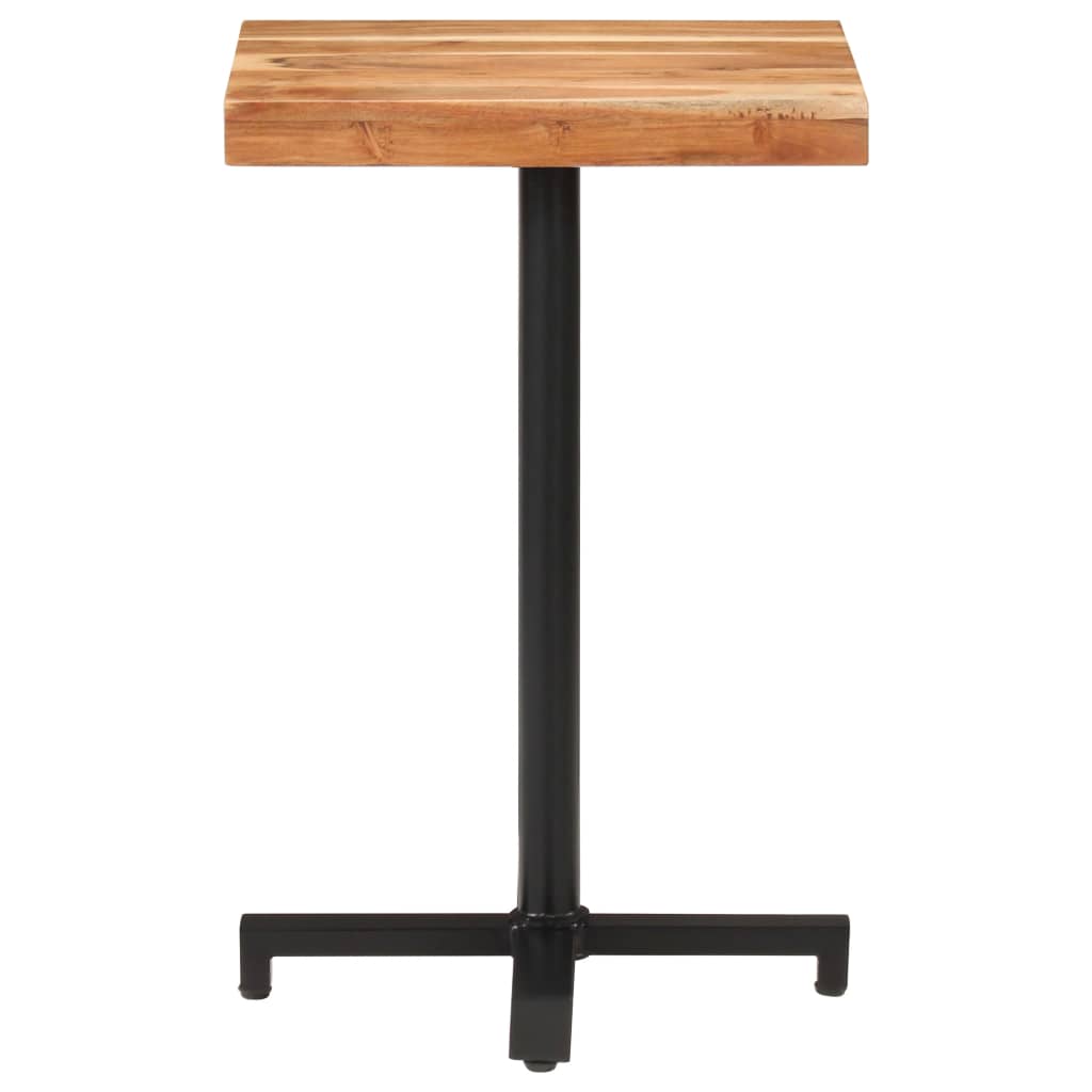 Bistropöytä neliö 50x50x75 cm täysi akaasiapuu - Sisustajankoti.fi