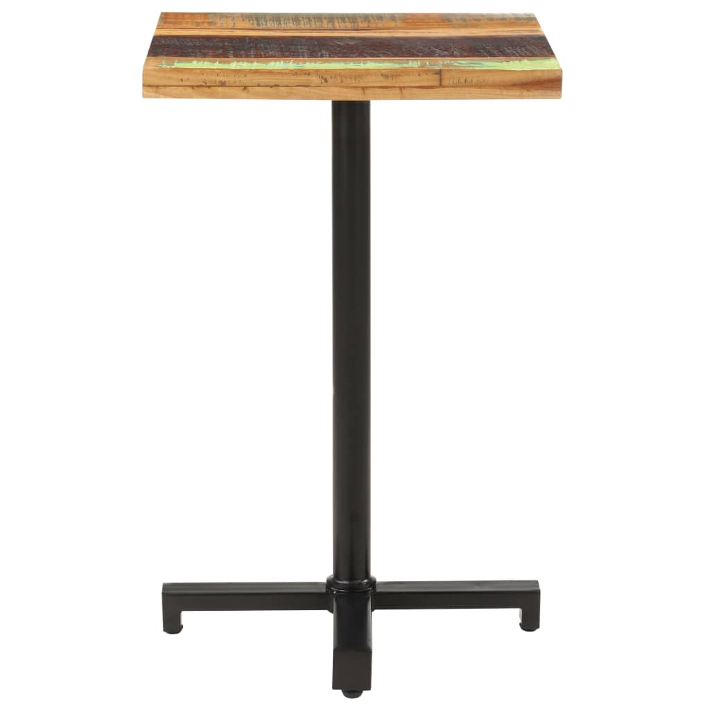Bistropöytä neliö 50x50x75 cm kierrätetty täyspuu - Sisustajankoti.fi