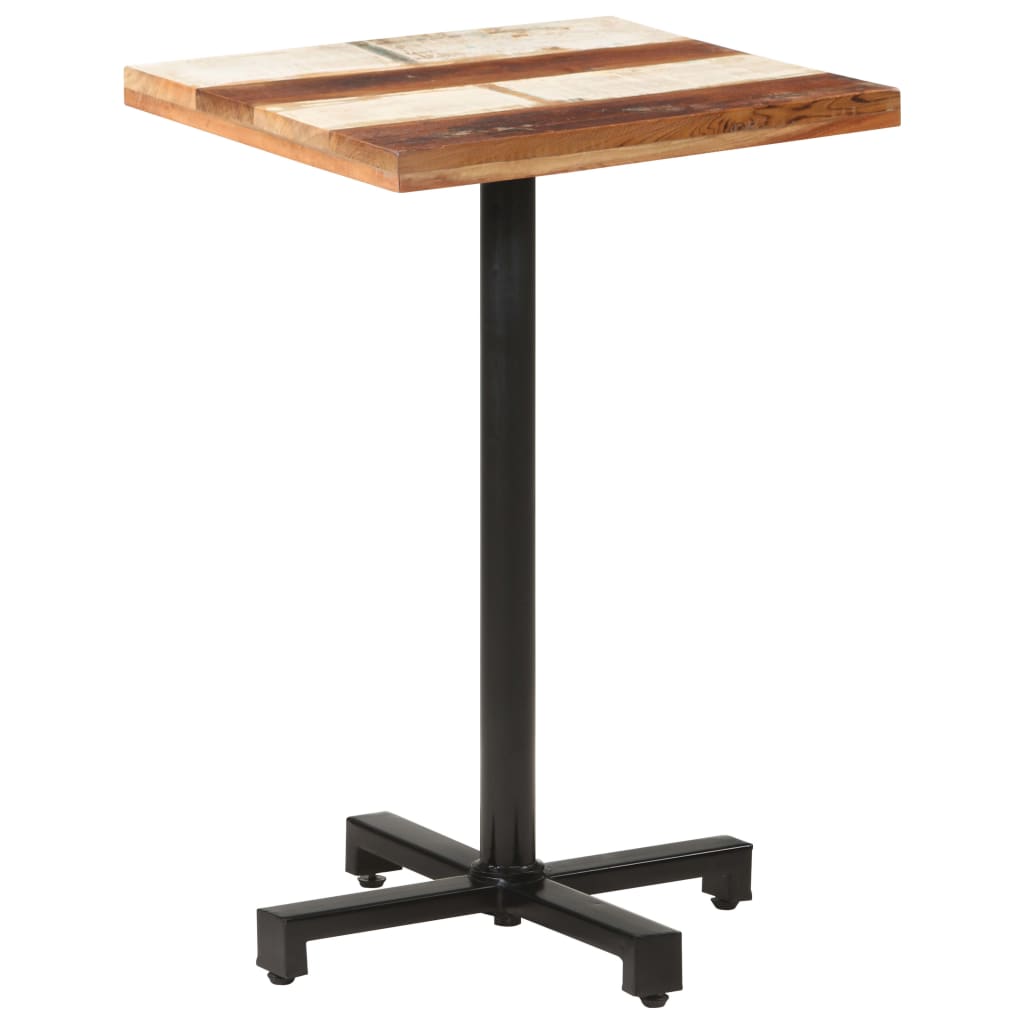 Bistropöytä neliö 50x50x75 cm kierrätetty täyspuu - Sisustajankoti.fi