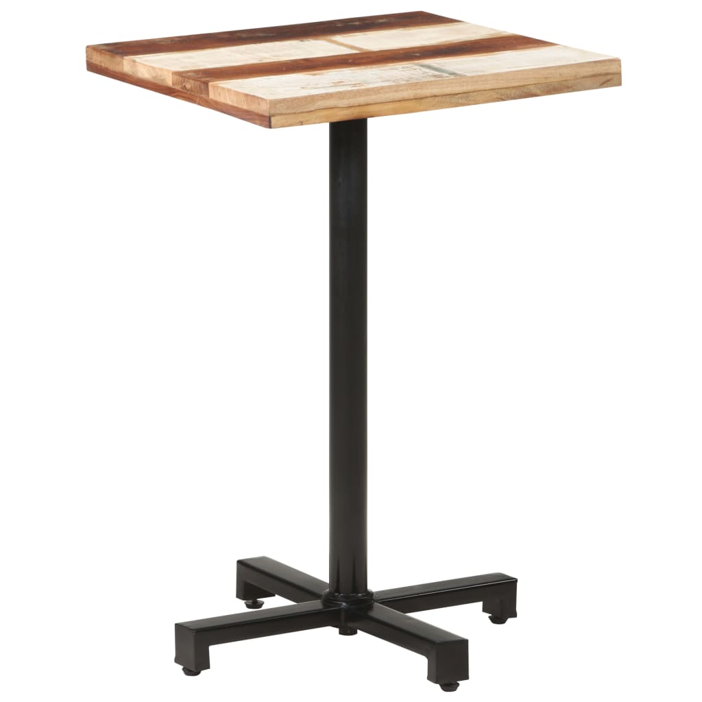 Bistropöytä neliö 50x50x75 cm kierrätetty täyspuu - Sisustajankoti.fi