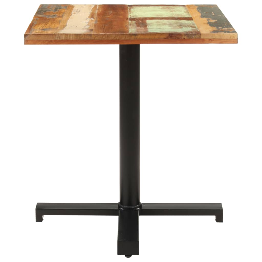 Bistropöytä neliö 70x70x75 cm kierrätetty täyspuu - Sisustajankoti.fi