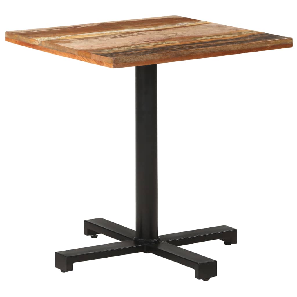 Bistropöytä neliö 70x70x75 cm kierrätetty täyspuu - Sisustajankoti.fi