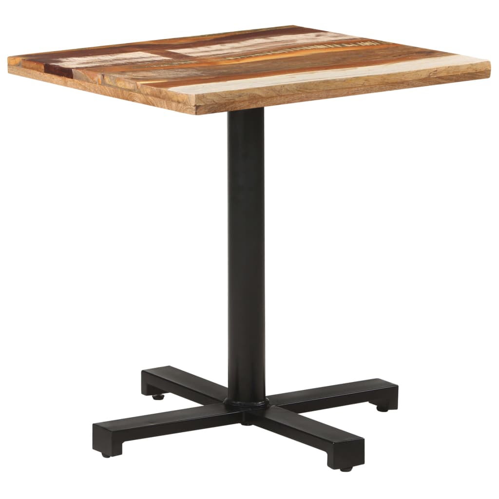 Bistropöytä neliö 70x70x75 cm kierrätetty täyspuu - Sisustajankoti.fi