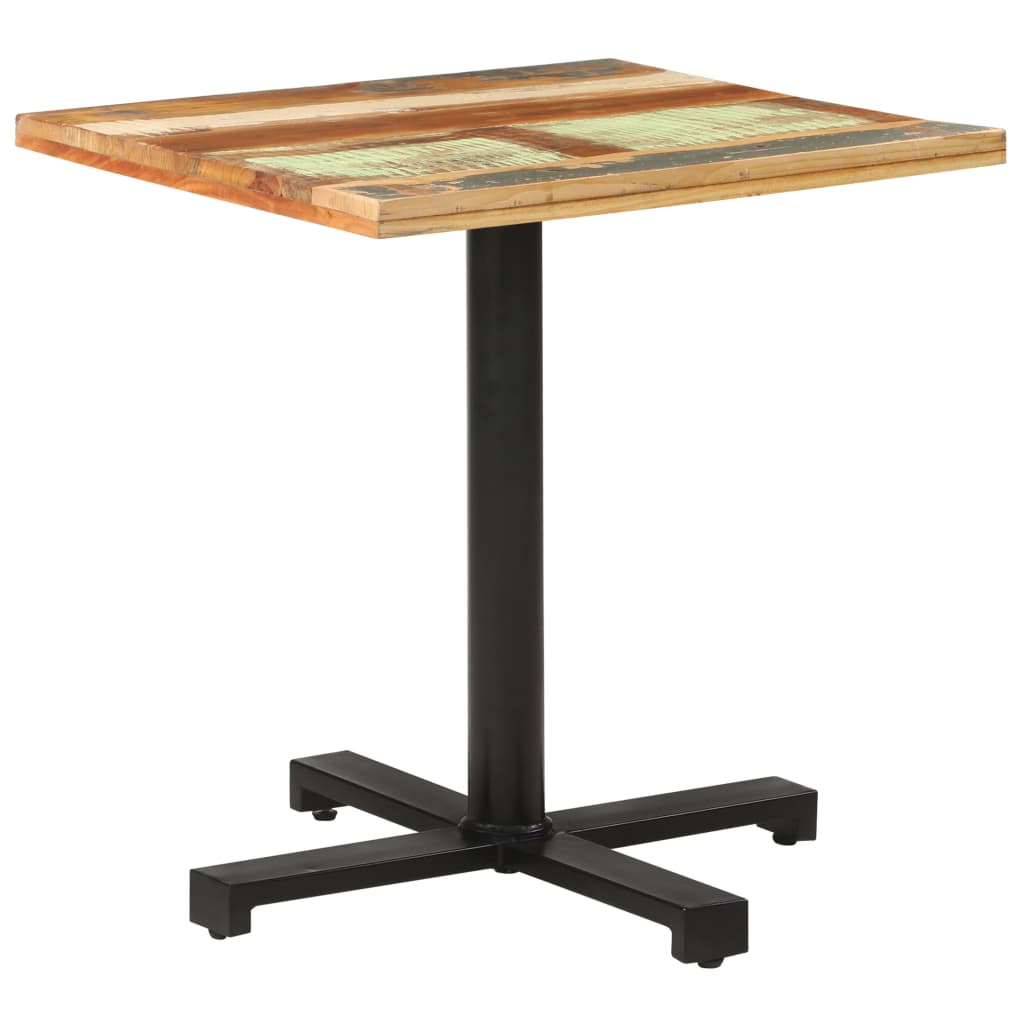 Bistropöytä neliö 70x70x75 cm kierrätetty täyspuu - Sisustajankoti.fi