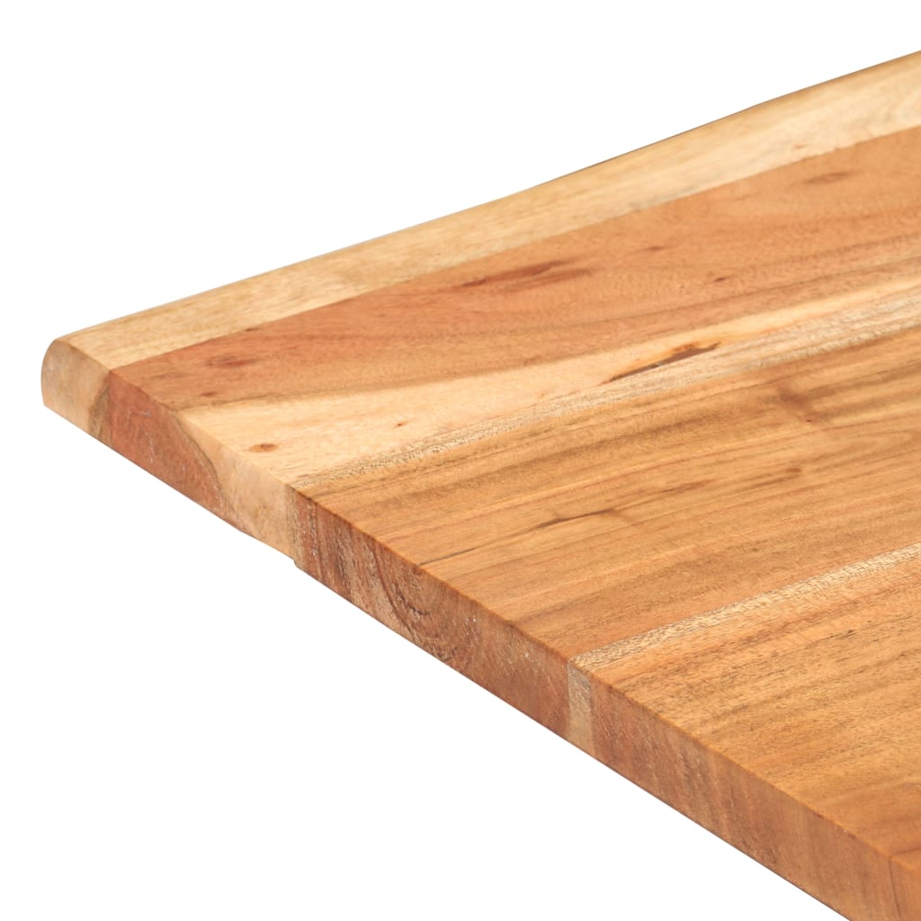 Bistropöytä elävät reunat 60x60x75 cm täysi akaasiapuu - Sisustajankoti.fi