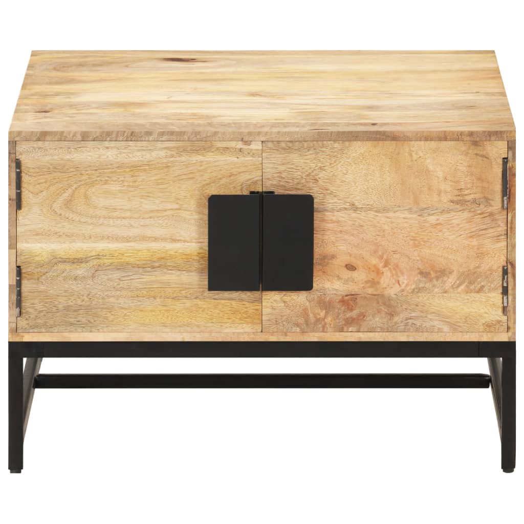 Sohvapöytä 67x67x45 cm täysi mangopuu - Sisustajankoti.fi
