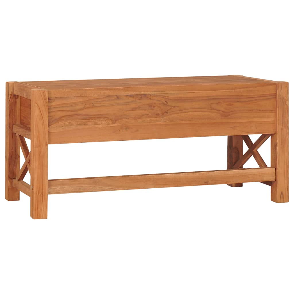 TV-taso 100x40x45 cm kierrätetty tiikki - Sisustajankoti.fi