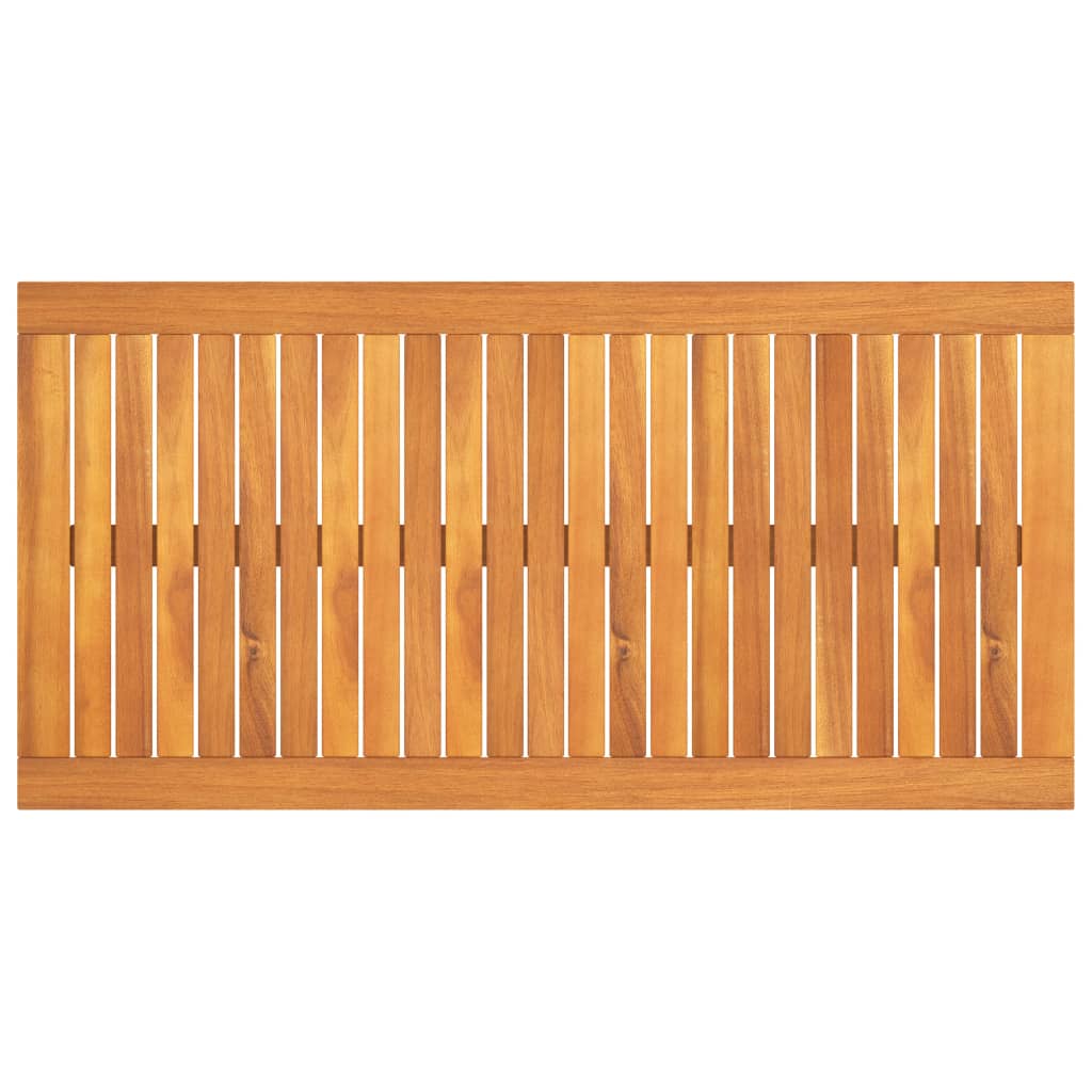 Sohvapöytä 100x50x33 cm täysi akaasiapuu - Sisustajankoti.fi