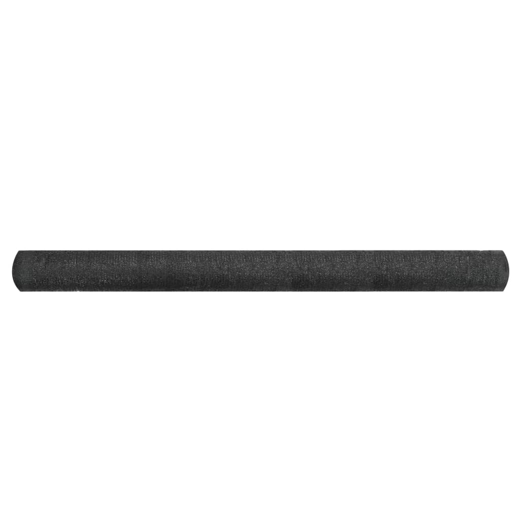 Näkösuoja HDPE 1,5x25 m musta 150 g/m² - Sisustajankoti.fi