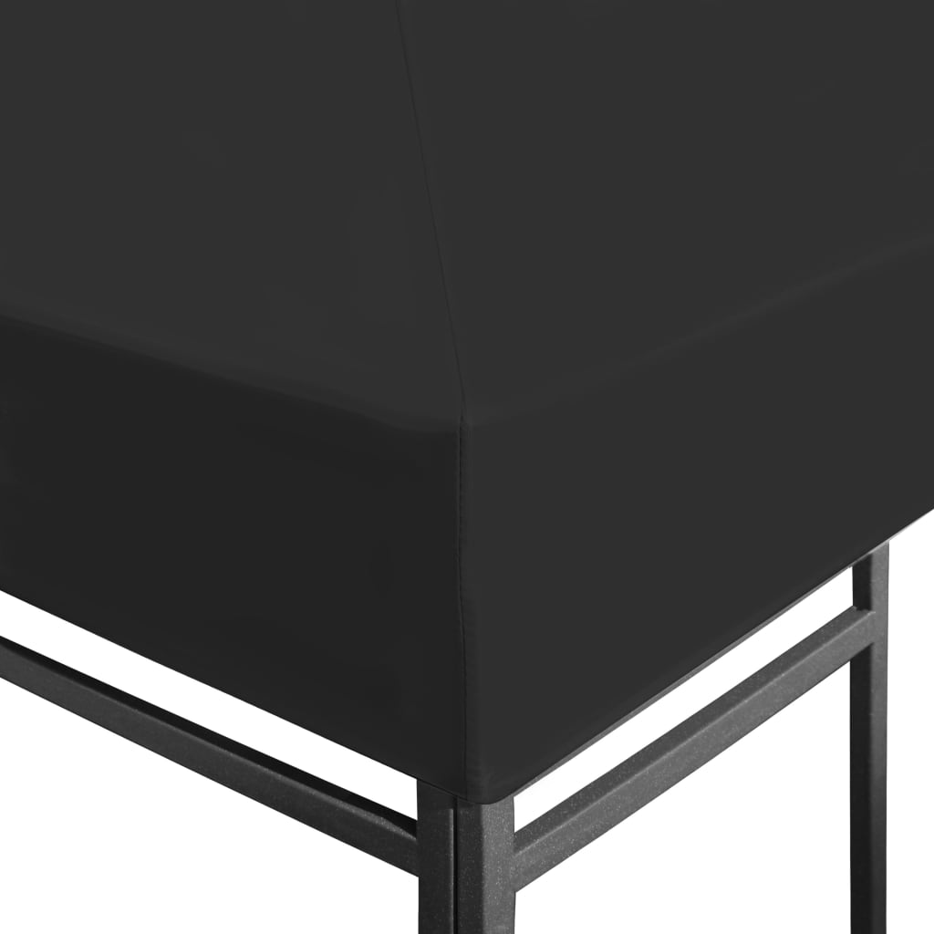 Huvimajan katto 270 g /m² 3x3 m musta - Sisustajankoti.fi