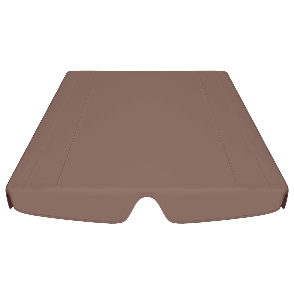 Vaihtokatos puutarhakeinuun ruskea 226x186 cm 270 g/m² - Sisustajankoti.fi