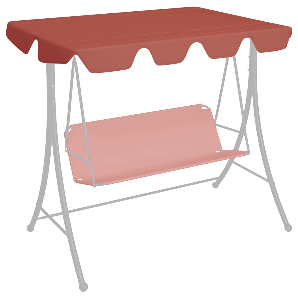 Vaihtokatos puutarhakeinuun terracotta 150/130x70/105 cm - Sisustajankoti.fi