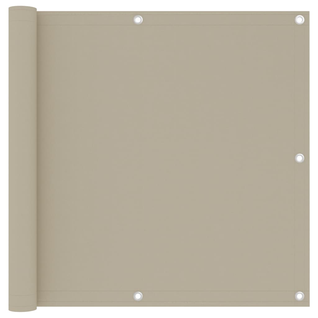 Parvekkeen suoja beige 90x300 cm Oxford kangas - Sisustajankoti.fi