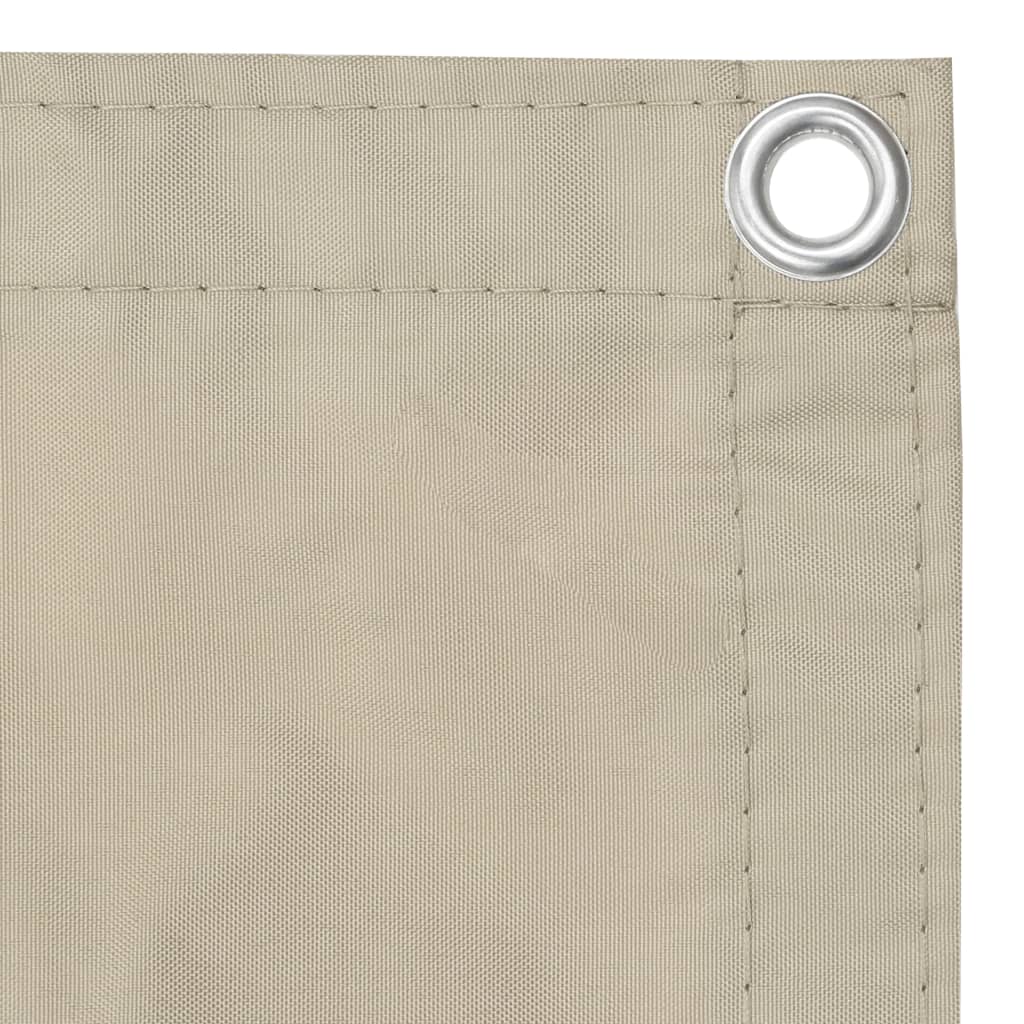 Parvekkeen suoja beige 90x300 cm Oxford kangas - Sisustajankoti.fi