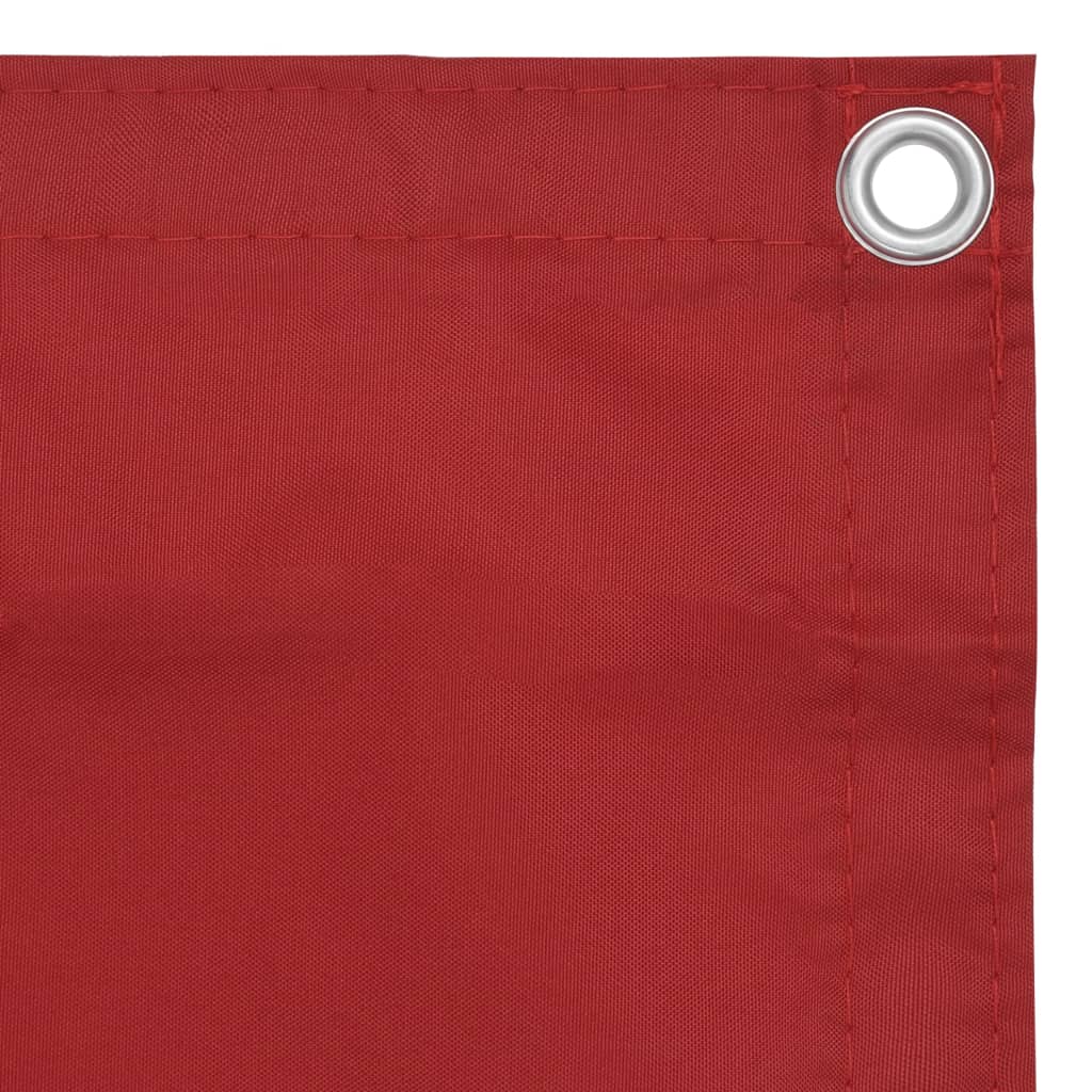 Parvekkeen suoja punainen 90x500 cm Oxford-kangas - Sisustajankoti.fi