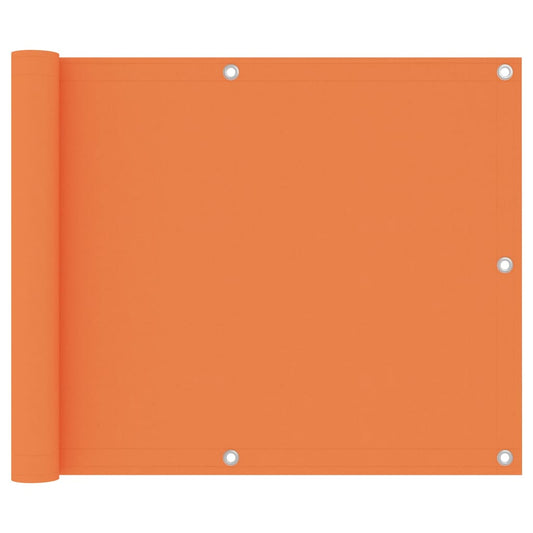 Parvekkeen suoja oranssi 75x300 cm Oxford kangas - Sisustajankoti.fi