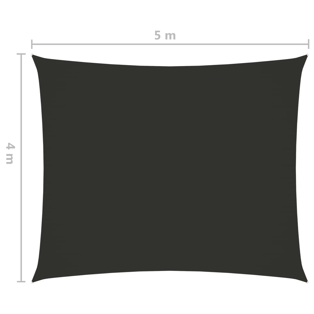 Aurinkopurje Oxford-kangas suorakaide 4x5 m antrasiitti - Sisustajankoti.fi