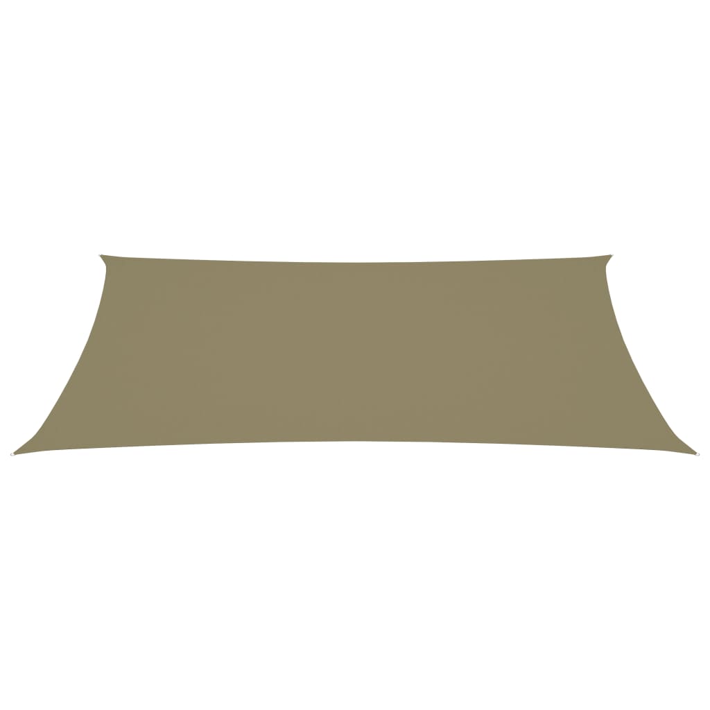 Aurinkopurje Oxford-kangas suorakaide 2,5x5 m beige - Sisustajankoti.fi