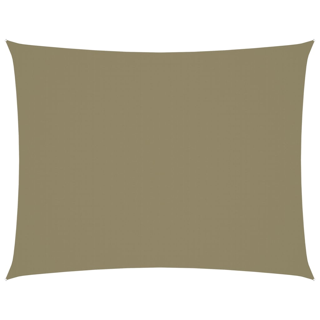 Aurinkopurje Oxford-kangas suorakaide 3x4,5 m beige - Sisustajankoti.fi