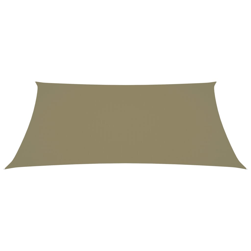 Aurinkopurje Oxford-kangas suorakaide 3x4,5 m beige - Sisustajankoti.fi