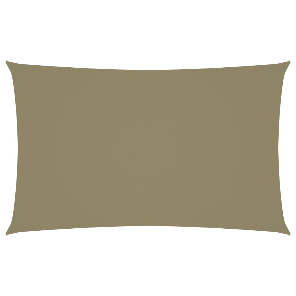 Aurinkopurje Oxford-kangas suorakaide 3x6 m beige - Sisustajankoti.fi