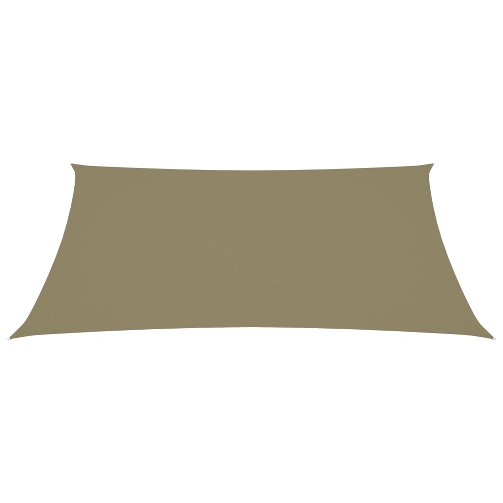Aurinkopurje Oxford-kangas suorakaide 4x5 m beige - Sisustajankoti.fi