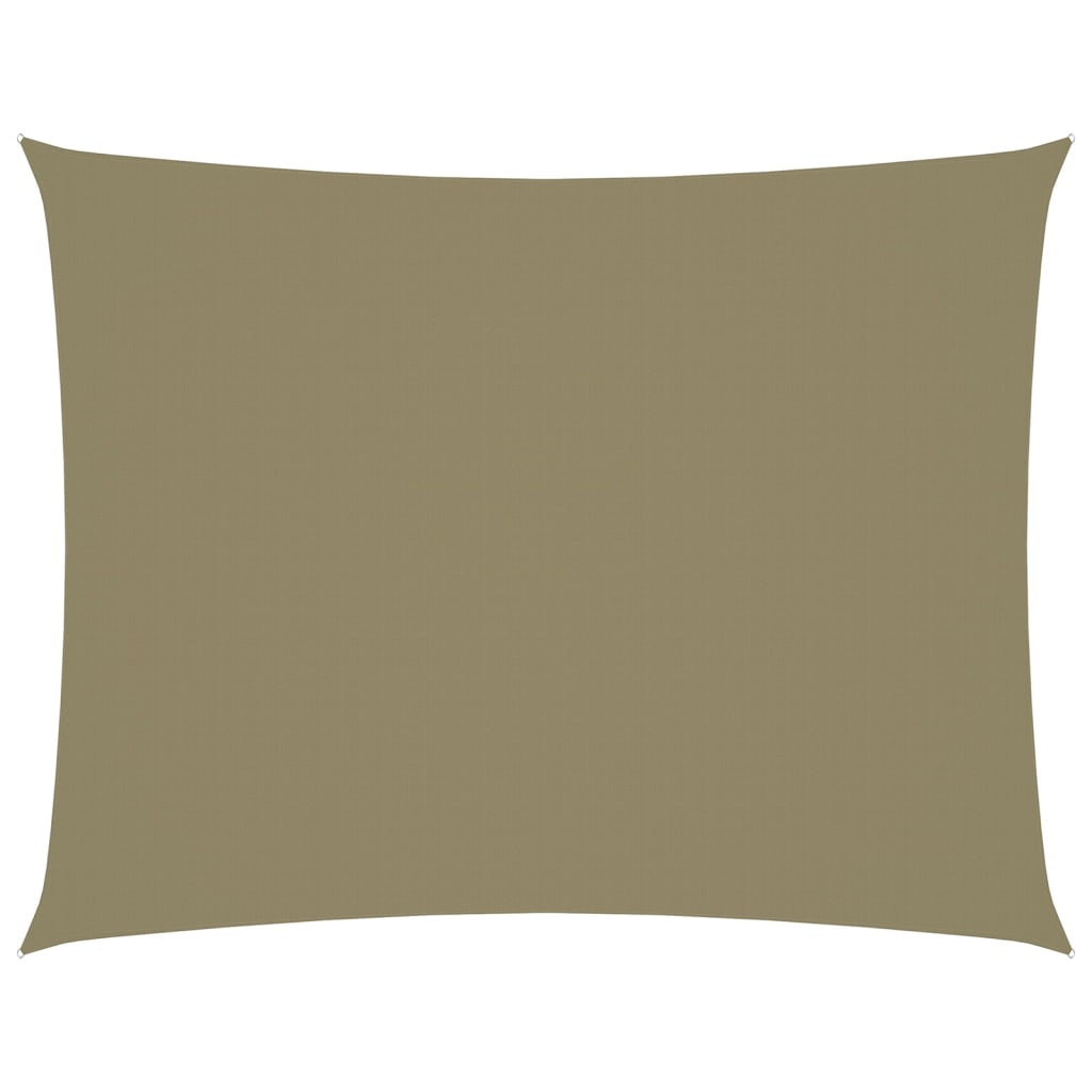 Aurinkopurje Oxford-kangas suorakaide 5x7 m beige - Sisustajankoti.fi