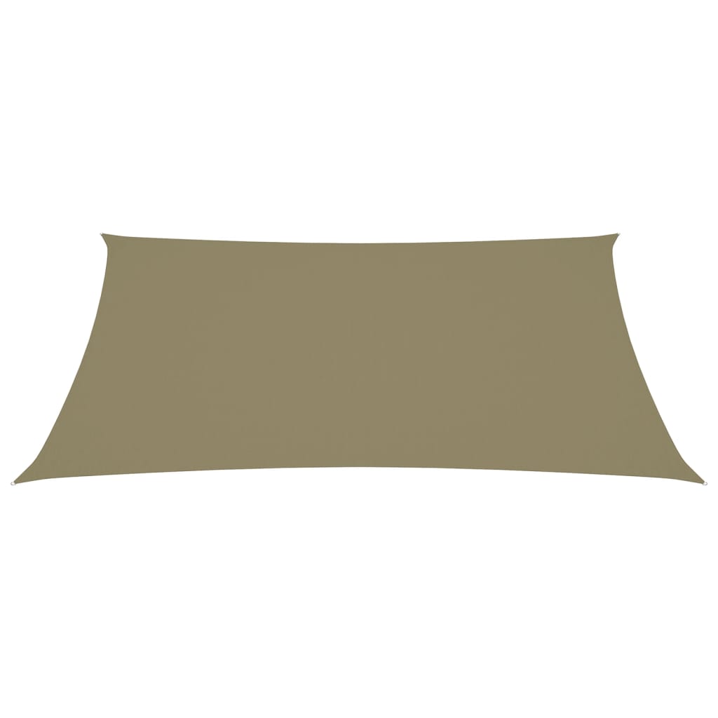 Aurinkopurje Oxford-kangas suorakaide 5x7 m beige - Sisustajankoti.fi