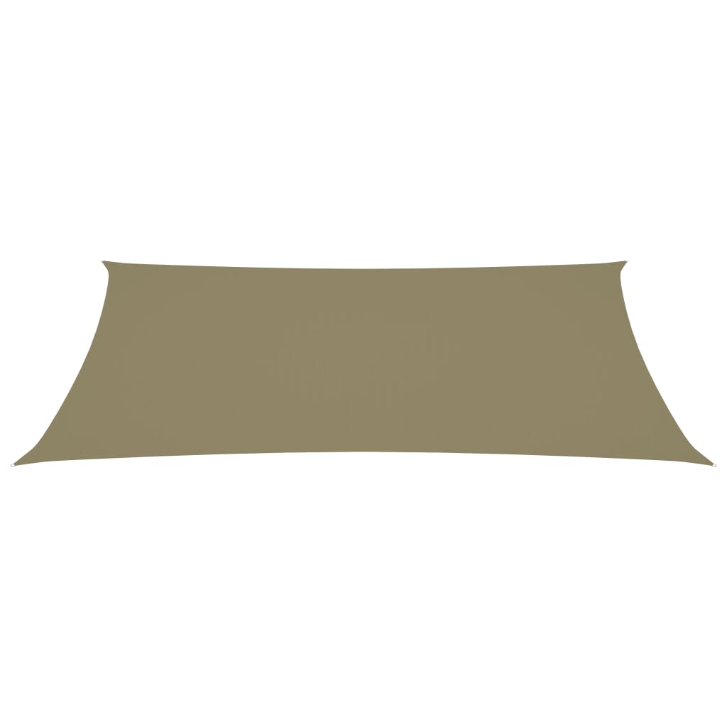 Aurinkopurje Oxford-kangas suorakaide 5x8 m beige - Sisustajankoti.fi