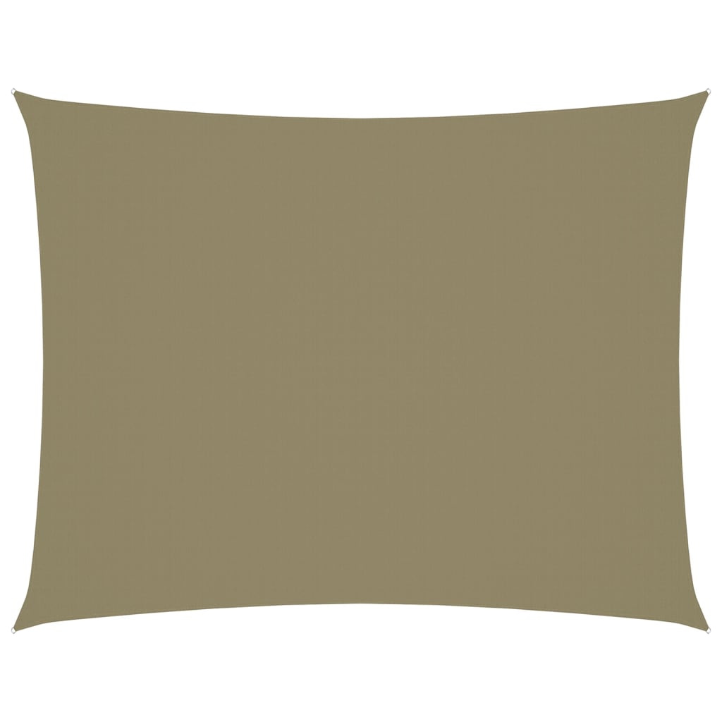 Aurinkopurje Oxford-kangas suorakaide 6x8 m beige - Sisustajankoti.fi