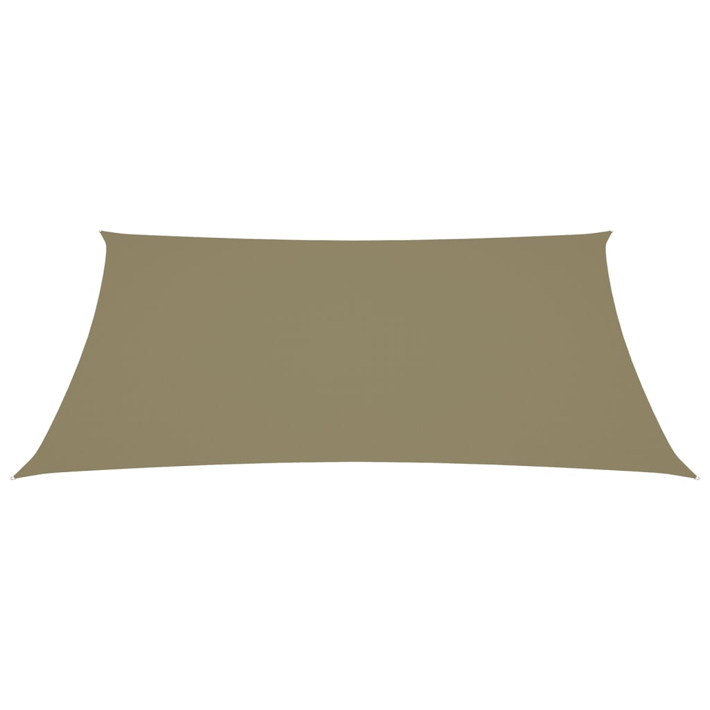 Aurinkopurje Oxford-kangas suorakaide 6x8 m beige - Sisustajankoti.fi