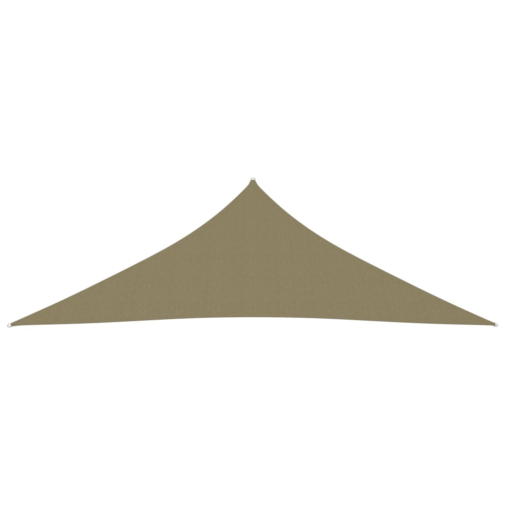 Aurinkopurje Oxford-kangas kolmio 2,5x2,5x3,5 m beige - Sisustajankoti.fi