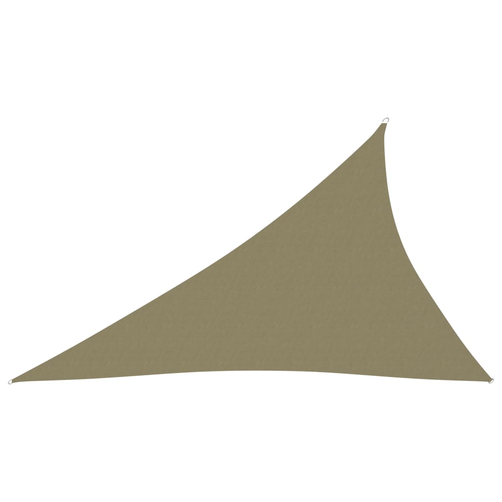 Aurinkopurje Oxford-kangas kolmio 3x4x5 m beige - Sisustajankoti.fi