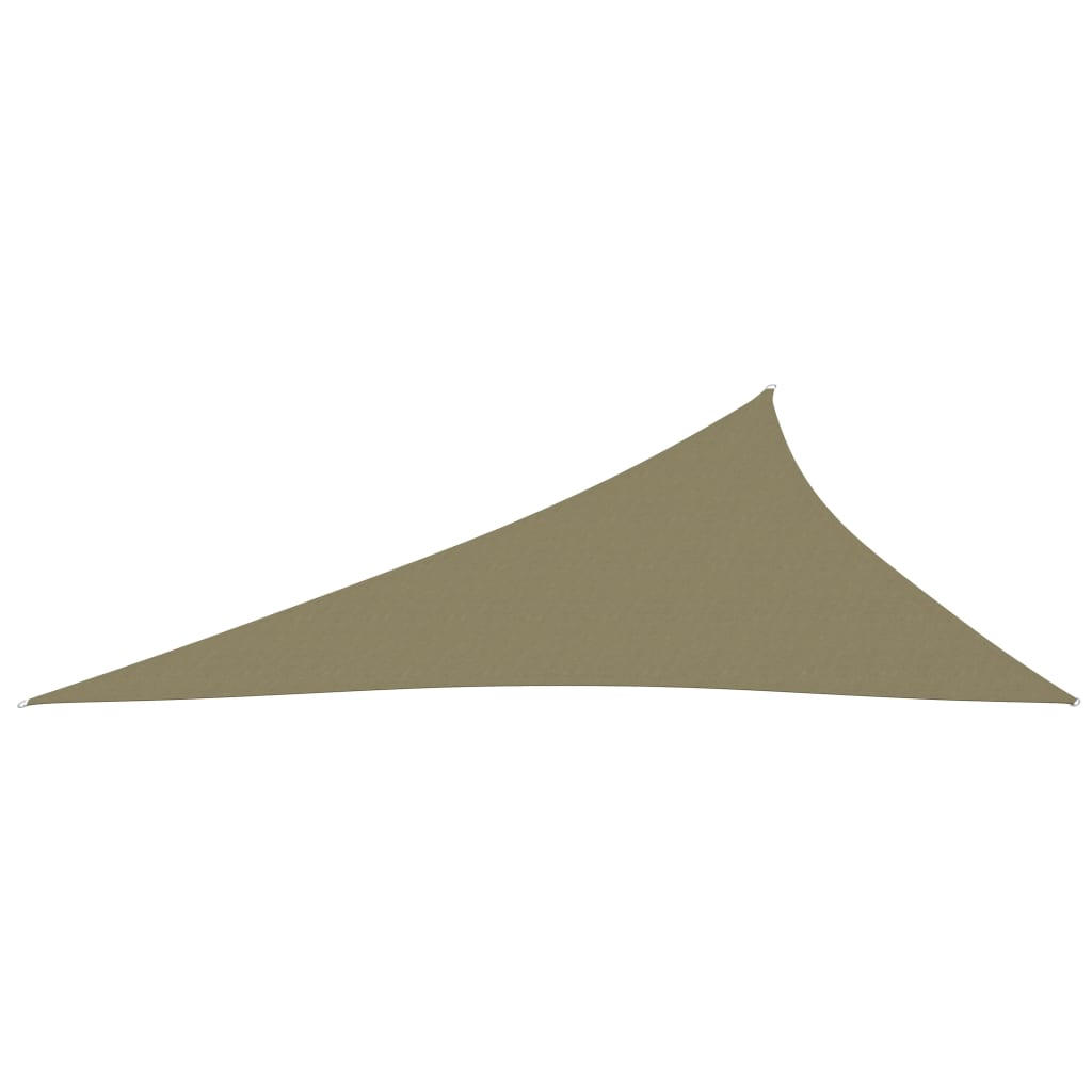 Aurinkopurje Oxford-kangas kolmio 3x4x5 m beige - Sisustajankoti.fi