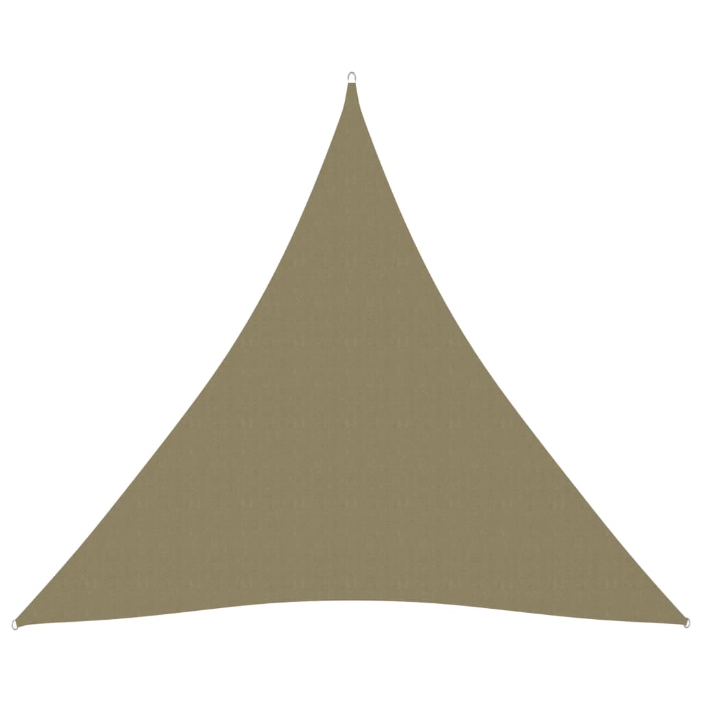 Aurinkopurje Oxford-kangas kolmio 4,5x4,5x4,5 m beige - Sisustajankoti.fi