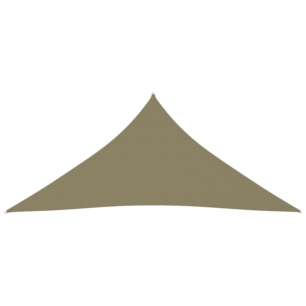 Aurinkopurje Oxford-kangas kolmio 4,5x4,5x4,5 m beige - Sisustajankoti.fi