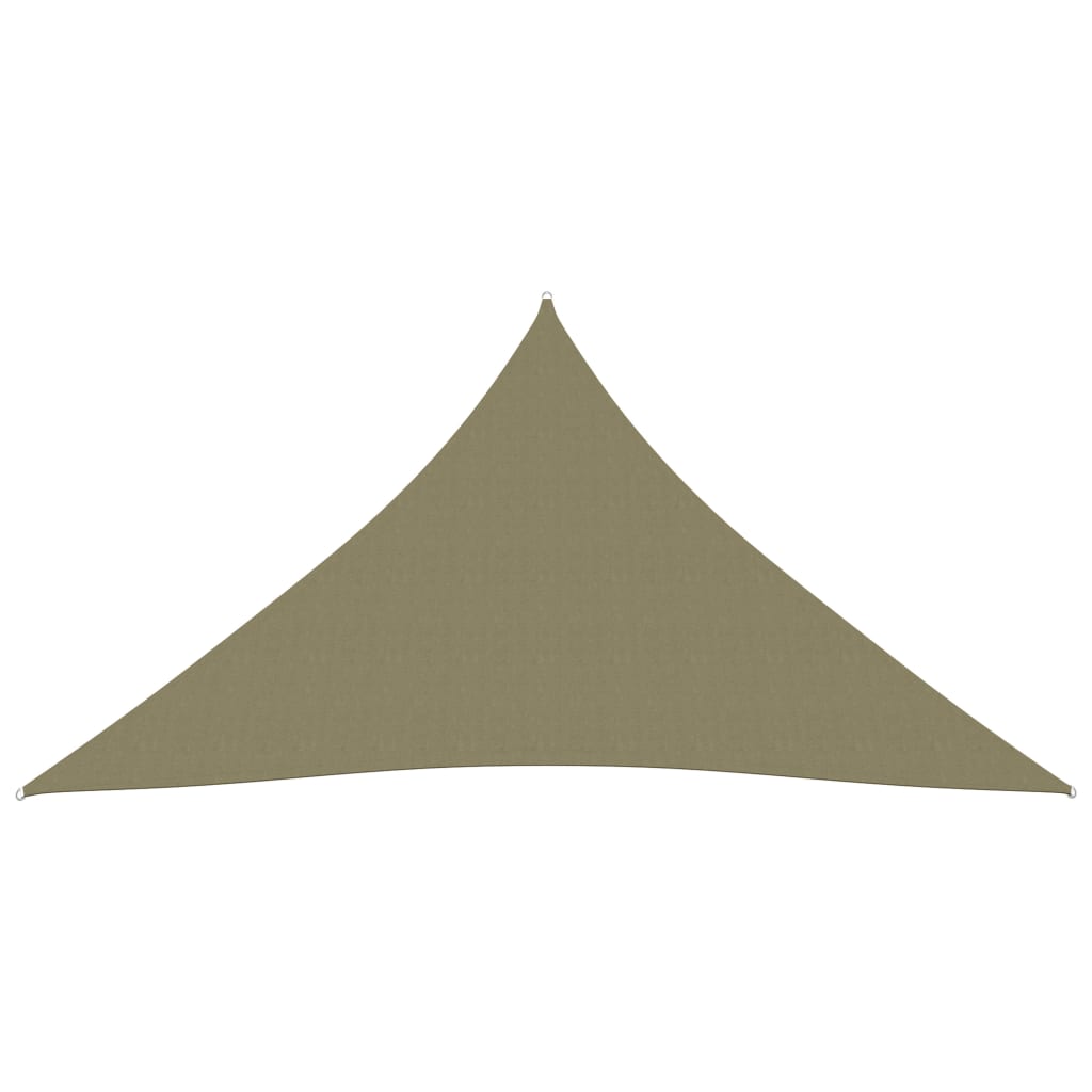Aurinkopurje Oxford-kangas kolmio 4x5x5 m beige - Sisustajankoti.fi